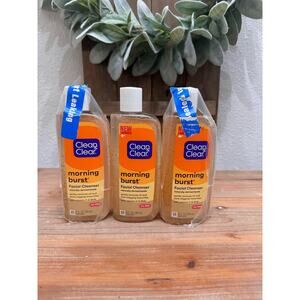NEW 3 Clean & Clear MORNING BURST Facial Cleanser Vitamin C Face wash 8oz